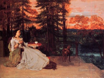  realismo Pintura Art%C3%ADstica - La Dama de Frankfurt Gustave Courbet 1858 Pintor del realismo realista Gustave Courbet